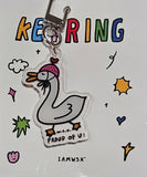 Acrylic Keychain - Duck