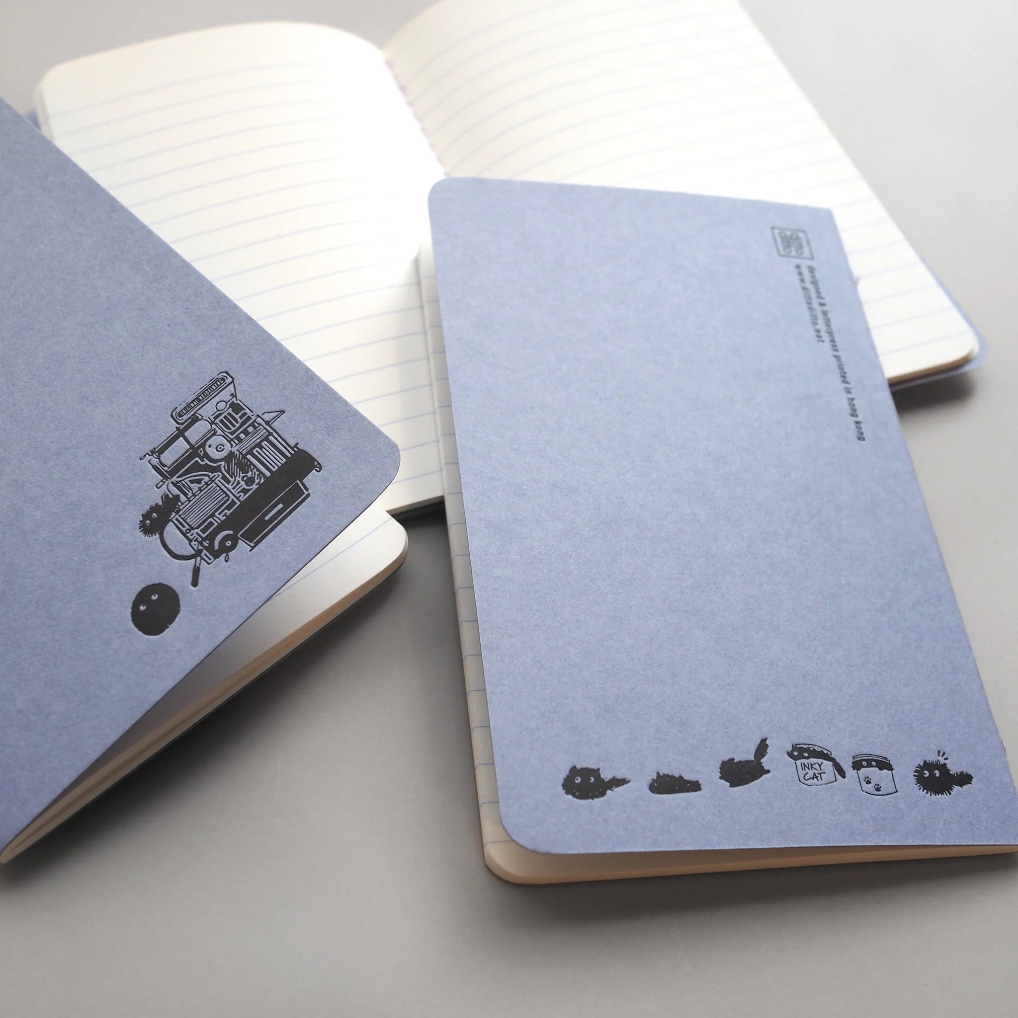 The Inky Notebook Ditto Ditto Inky Cat Letterpress Cover Notebook - The Tree Stationery ...