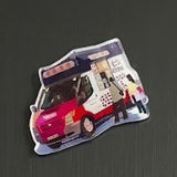 Magnet - Mobile Softee | 冰箱磁貼 - 富豪雪糕車