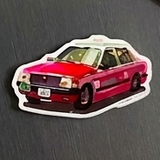 Magnet - Hong Kong On the Road - HK Taxi | 冰箱磁貼 - Hong Kong On the Road - 香港紅的