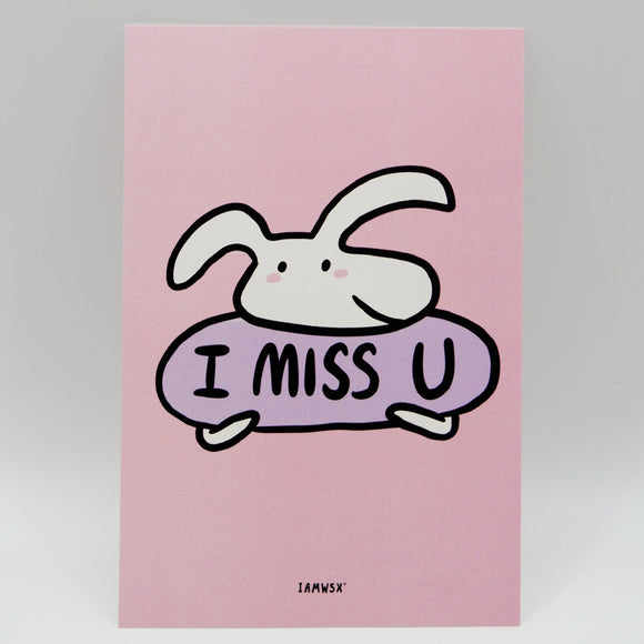Postcard - Miss U