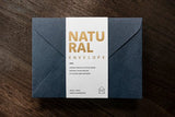 Letterpress A6 Envelope - Natural Series (Navy Blue) | 活版印刷A6信封 - Natural 系列 (藏藍)
