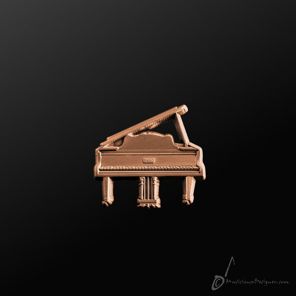 Music Metal Pin - Grand Piano | 樂器金屬胸針/扣針 - 鋼琴