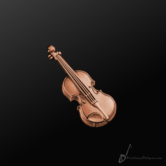 Music Metal Pin - Violin | 樂器金屬胸針 - 小提琴