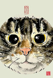 水墨畫貓明信片18 張套裝 (系列6) Chinese Ink Painting Cat Postcard Set of 18 (Series 6)