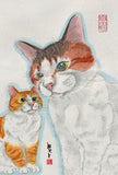 水墨畫貓明信片18 張套裝 (系列7) Chinese Ink Painting Cat Postcard Set of 18 (Series 7)