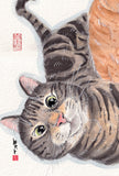 水墨畫貓明信片18 張套裝 (系列7) Chinese Ink Painting Cat Postcard Set of 18 (Series 7)