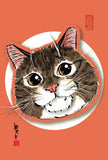水墨畫貓明信片18 張套裝 (系列7) Chinese Ink Painting Cat Postcard Set of 18 (Series 7)