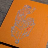Michal Bačák - DJ Dim Sum Hot Foil Postcard