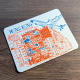 Letterpress Postcard - Kowloon Walled City