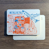 Letterpress Postcard - Kowloon Walled City