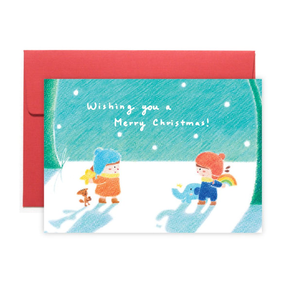 Present Christmas Card 交換禮物聖誕卡