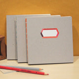 Patternism Note Square - Ruled and Red