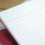 Patternism Note Square - Ruled and Red