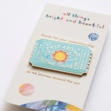Trip around the Sun Pin 圍繞太陽之旅小襟章