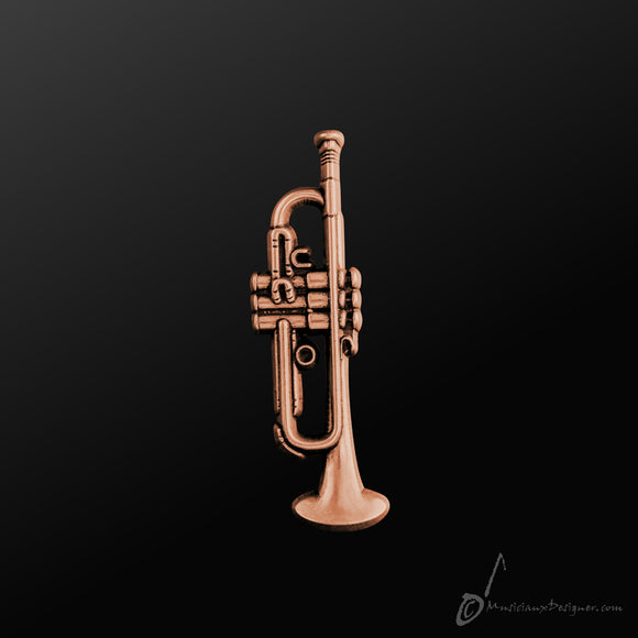 Music Metal Pin - Trumpet | 樂器金屬胸針 - 小號