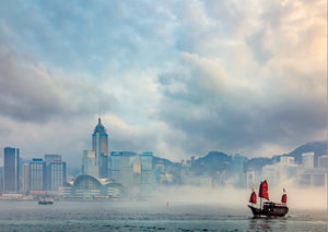 "Hong Kong Victoria Harbour" Postcard - Victoria Harbour