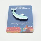 Whale Pin 鯨魚小襟章
