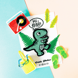 Embroidery Sticker - T-Rex 刺繡貼紙 - 暴龍