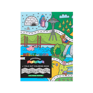 Picturesque Panorama Coloring Book - USA Road Trippin' 全景觀填色畫冊 - 美國公路旅行