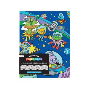 Picturesque Panorama Coloring Book - Wacky Alien Universe 全景觀填色畫冊 - 奇趣外星世界