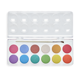Chroma Blends Watercolor Paint Set - Pearlescent (Set of 12) Pearlescent 珠光金屬固體水彩