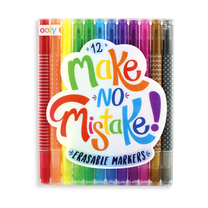 Make No Mistake Erasable Markers - Set of 12