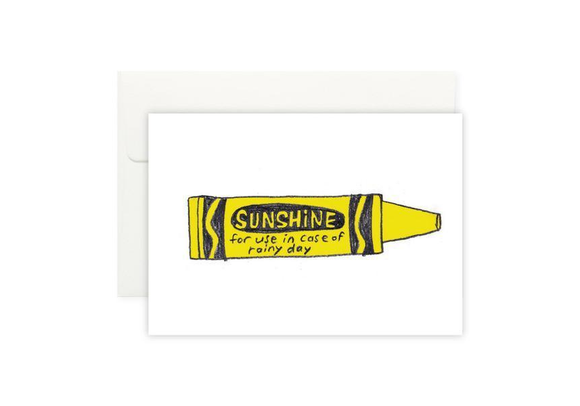 Sunshine Crayon Card 陽光筆卡