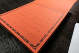 Letterpress Notepad (Orange)