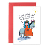 Labor Christmas Card 聖誕生寶寶卡