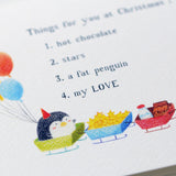 Things for you Christmas Card 為你準備的聖誕卡