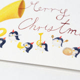Penguins Singing Christmas Card 企鵝聖誕快樂卡