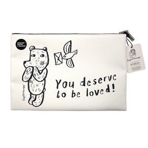Modena x CupOfTherapy Collection (Design From Finland) Zipper Pouch - You Deserved to be Loved