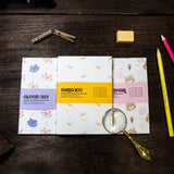 A6 Letterpress Notebook  | A6活版記事小本 - Peach Bear (Dotted)