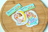 Dessert Stickers (Set of 5) 甜點系列貼紙 (五張套裝）