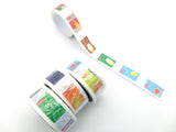 Packaged Drinks Masking Tape 紙包飲品紙膠帶(帶離形紙)
