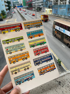 Hong Kong bus masking tape 香港巴士紙膠帶