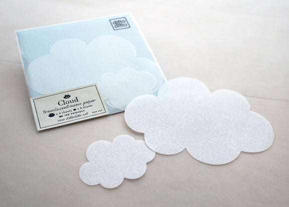 Ink Friendly Translucent Memo Paper - A Day with Cloud