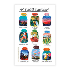 Sunset Collection Postcard 我的夕陽‪收藏‬明信片