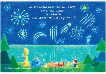 Fireworks Postcard 煙花明信片 - The Tree Stationery & Co. 大樹文房