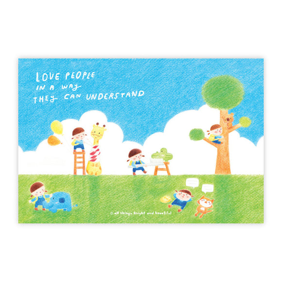Love Language Postcard 愛的語言明信片