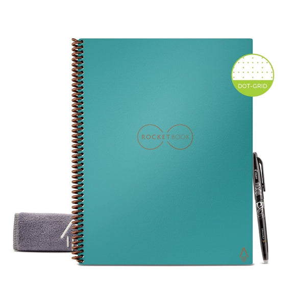 Rocketbook Smart Reusable Notebook: Core (Dot-Grid, Executive Size) | Rocketbook 雲端智慧可重用筆記簿: Core (點格, Executive Size )