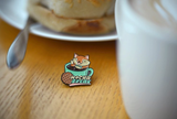 Soft Enamel Pin - Mocha Break 金屬烤漆襟章 ╴摩卡小休