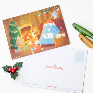聖誕節富士熊小屋明信片 Postcard / Fujikuma-san Christmas Cottage Postcard