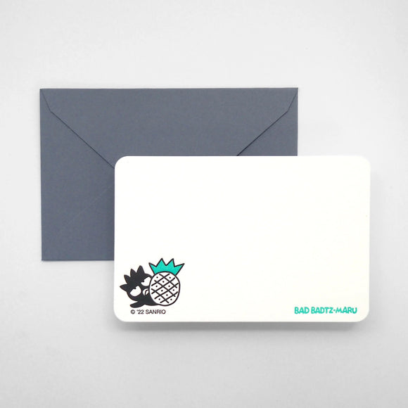 Sanrio Letterpress Mini Card - Bad Badtz-Maru (Set of 2)