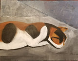 Oil Painting - Calico Cat Series - I Love Sleep