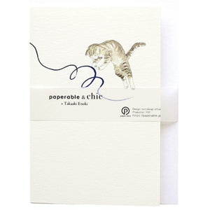 Cat Jump Greeting Cards (paperable x chic x Takaaki Enoki)