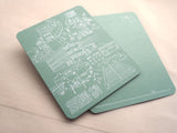 Letterpress / hot foil stamping postcard [central market special edition] 活版印刷/燙金 明信片 [中環街市]