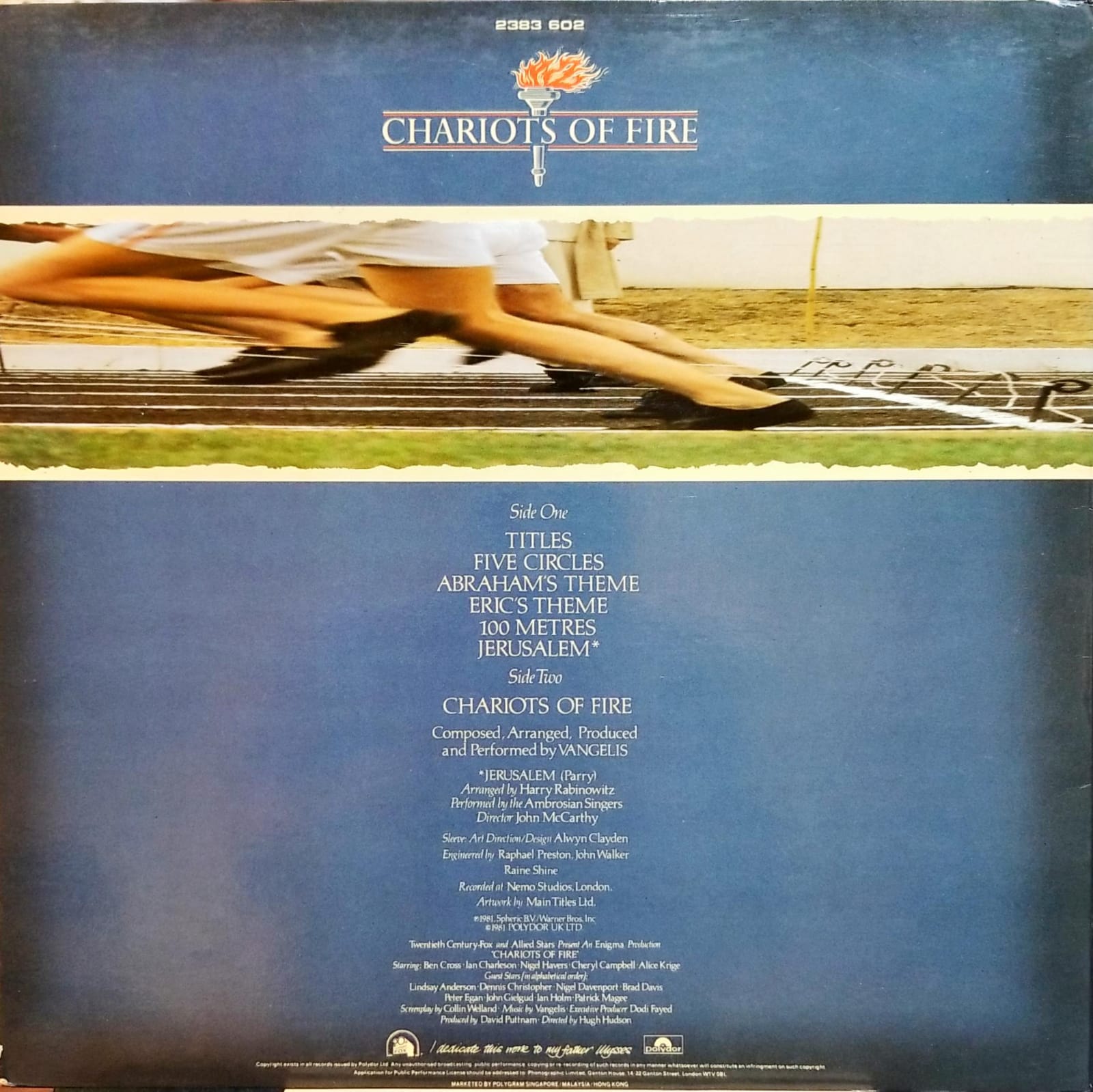 Chariots of Fire (Polydor – 2383 602) - The Tree Stationery & Co 