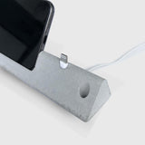 RulerDock iphone charger (Concrete)